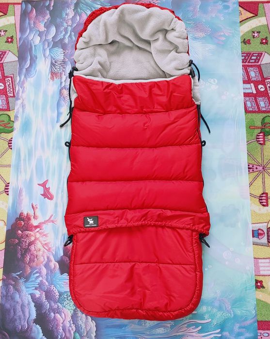 Cotton Moose Śpiwór śpiworek do wózka gruby ciepły zimowy 2w1
