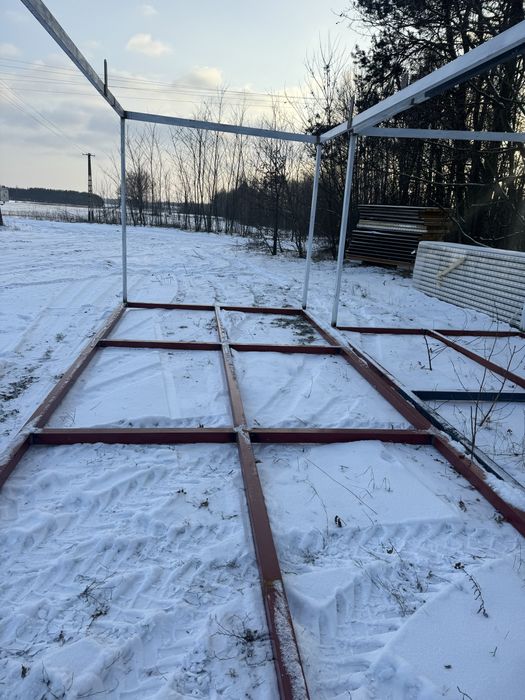 Rama pawilon kontener konstrukcja haki solidna