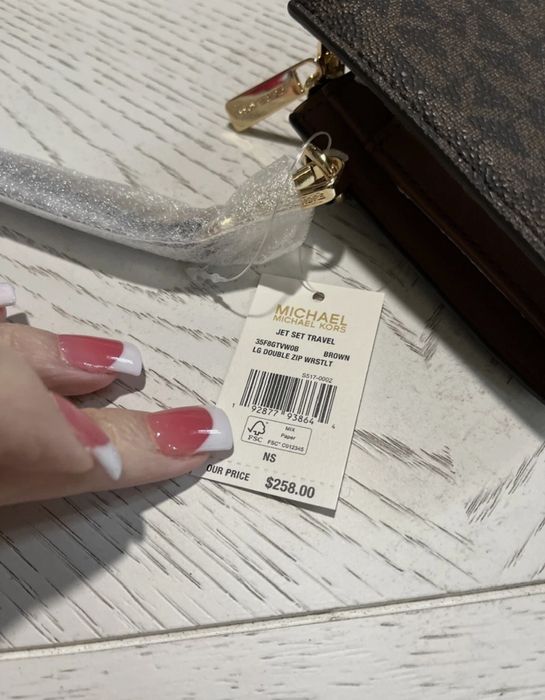 Portfel Michael Kors brązowy