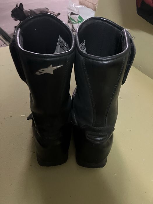 Botas motard cano alto