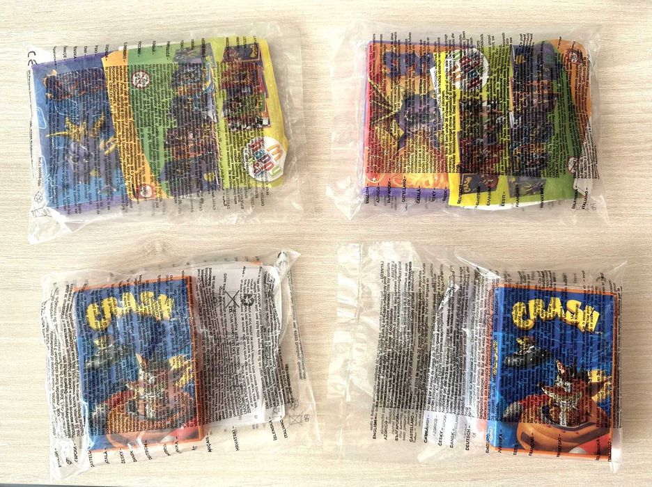 Electronic Games: Crash, Spyro, McDonald's, Bandicoot Happy Meal64551272542978121