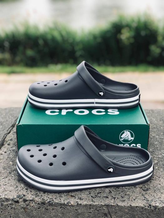 Чоловічі крокси / Мягкие мужские кроксы / шлепанцы Crocs / шлепки крокс / crocs мужские / закрытые шлепанцы