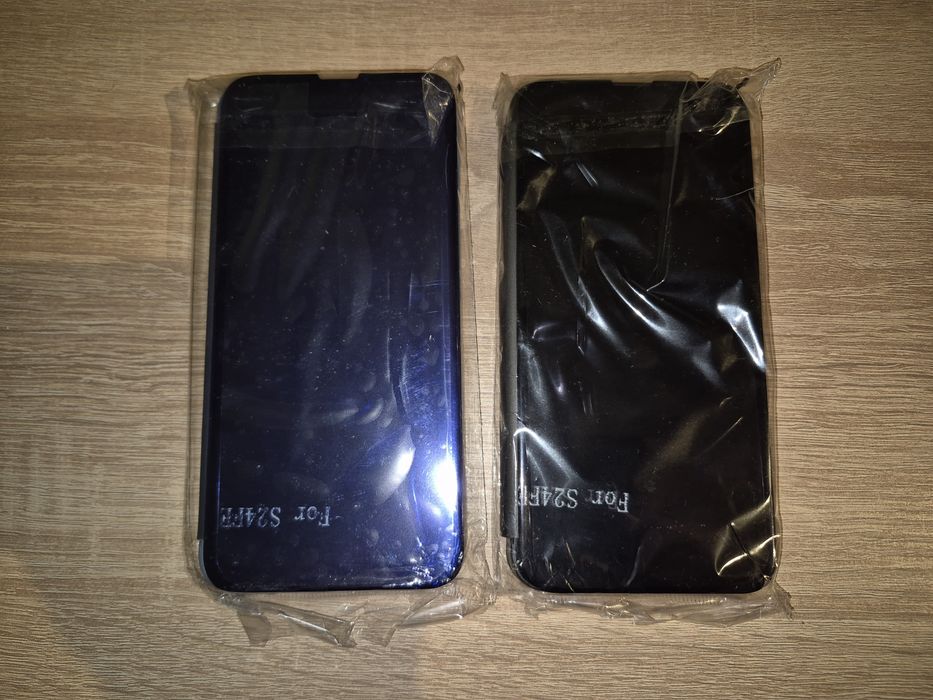 Zestaw/Komplet 2x Etui Samsung Galaxy S24 FE czarny i niebieski