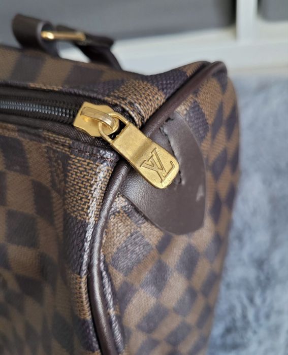 Brązowy kuferek Louis Vuitton
