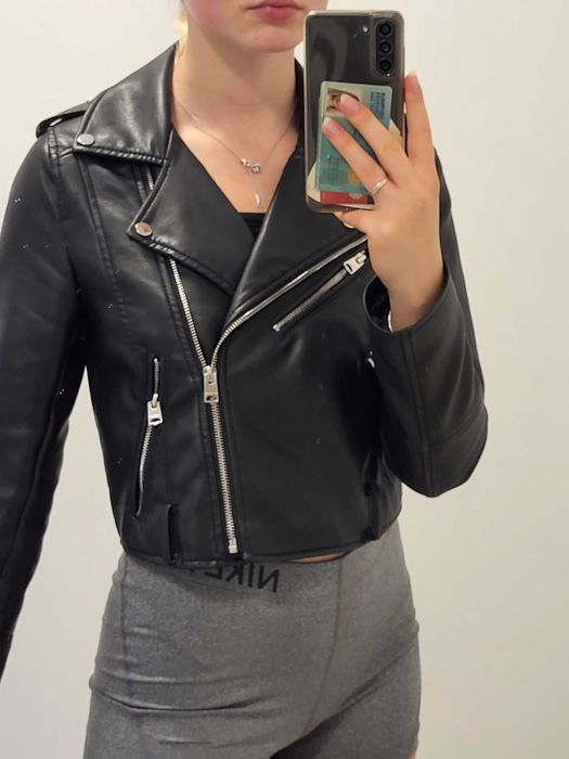 Kurtka skórzana PullandBear