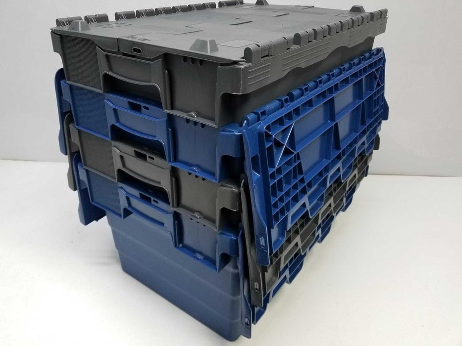 Pojemnik Kurierski Kosz Box Magazynowy Transportowy Zamykany-60x40x41.