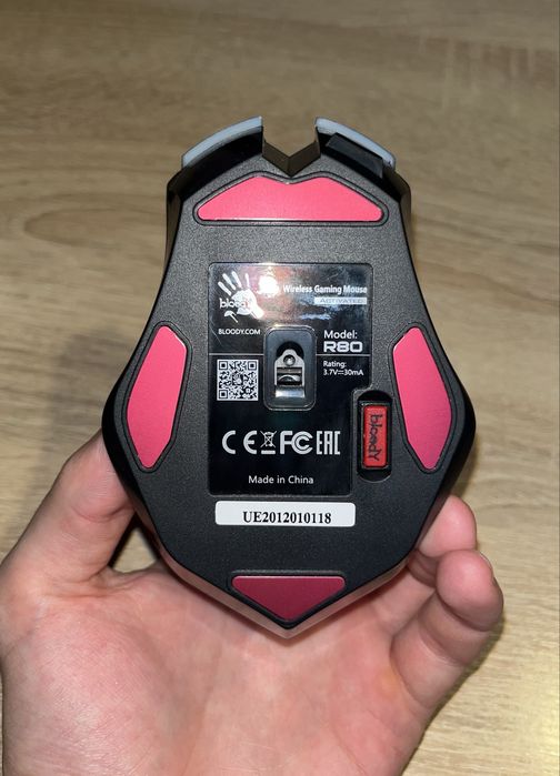 Бездротова Ігрова Миша Bloody R80 Light Strike Wireless