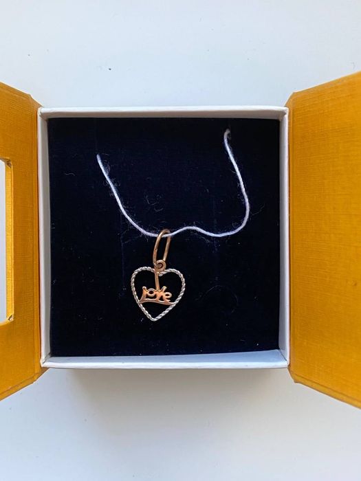 Підвіска "Love", золото 585