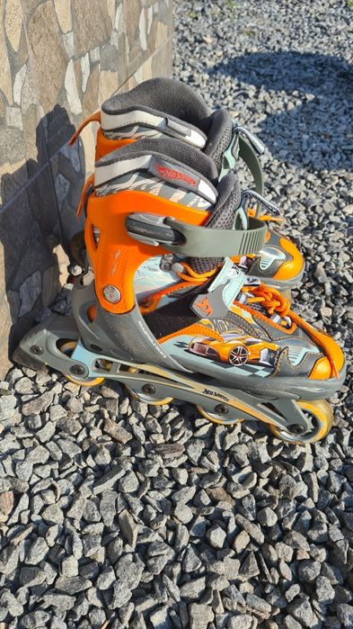 Ролики Hot Wheels 22-24 см + наколінники