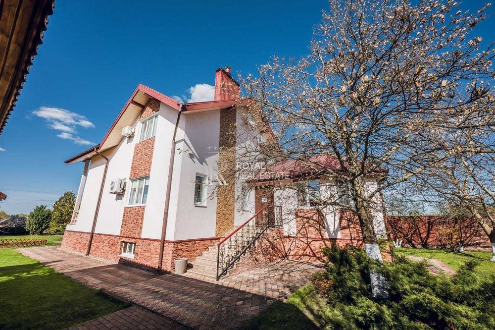 Продаж Будинок 390м2 7кімн 31 сотка Березівка Бучанський район Газ Басейн Сауна Бомбосховище