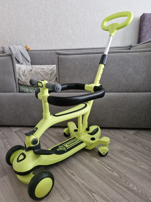 Триколісний самокат-трансформер (беговел або «5 в 1») Scooter