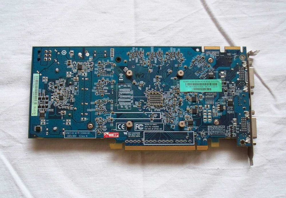 Retro Karta Graficzna ATI Radeon HD 3870 DDR4 512 Mb!