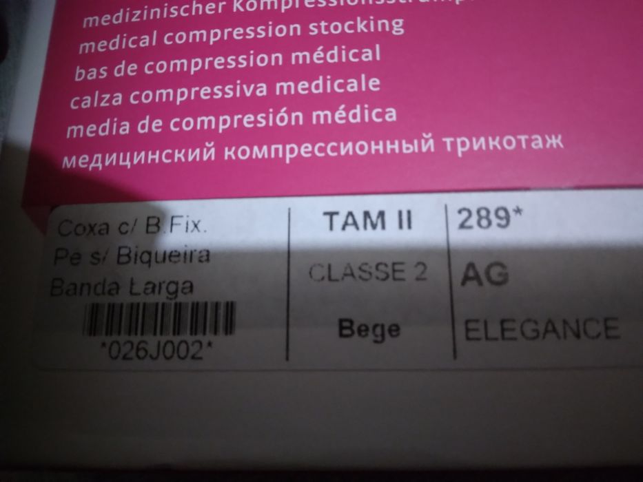 Meias de compressão médica