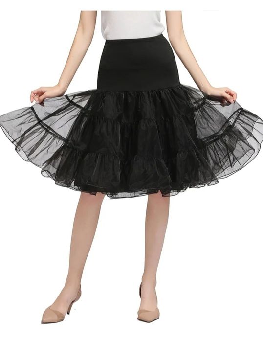 Halka niebieska S/M nowa tiul/organza