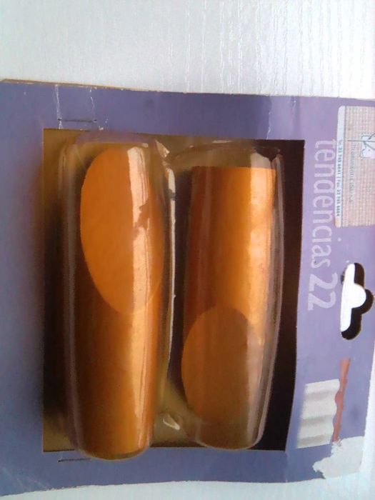 Terminal de varão  22 mm. em cerejeira novos