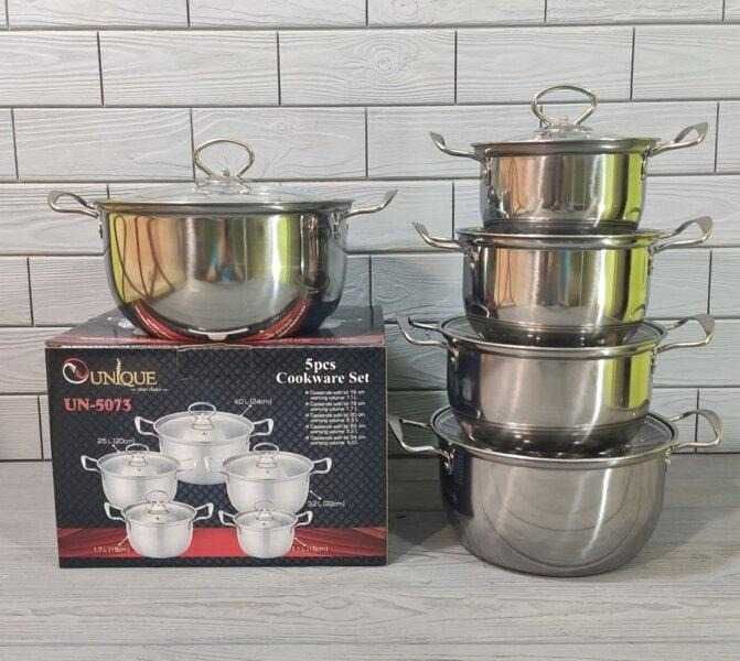 ‼️ Набір кастрюль посуду 5шт. Кастрюлі 5 одиниць. Набор посуды‼️