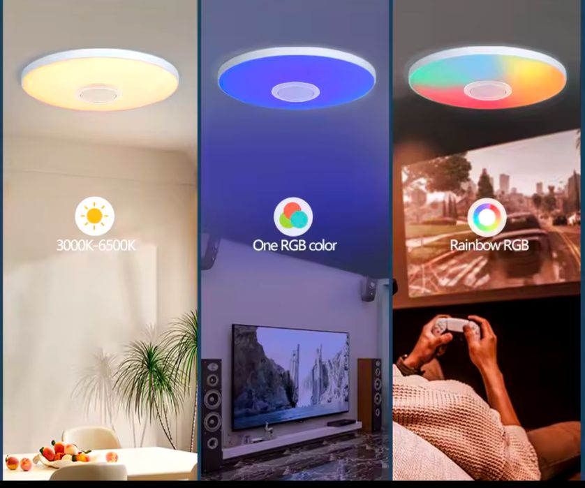 Luz de teto inteligente Rgb