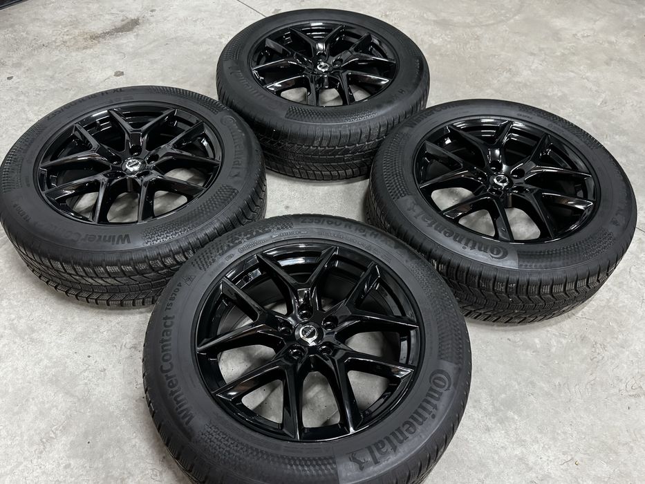 Jak NOWE Oryginalne koła VOLVO 18 XC60 Czarne zimowe