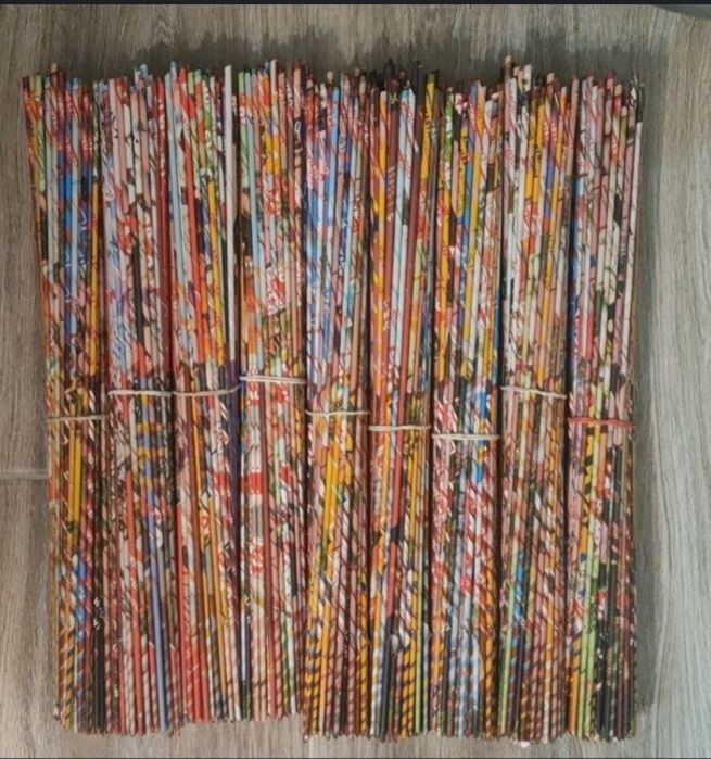 Rurki tutki wiklina papierowa 800 sztuk