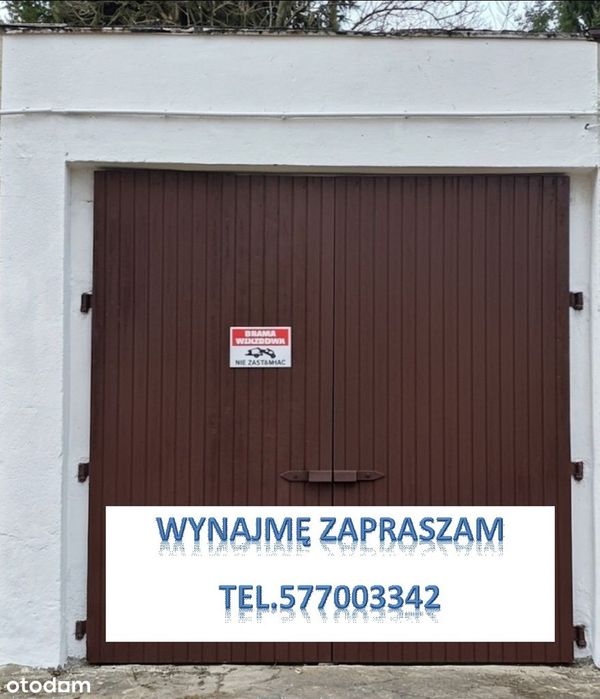 Garaż do wynajęcia duży z kanałem i prądem po remoncie 18m2.