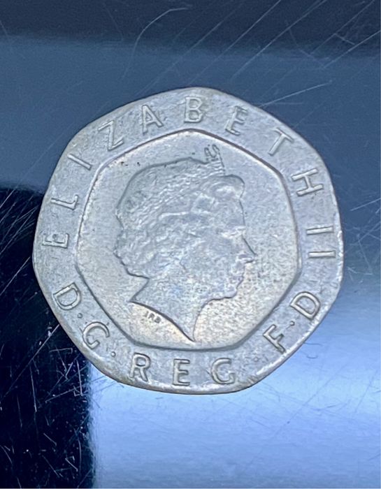 Rainha Elizabeth II Moedas 20 Twenty pence 1982/1999