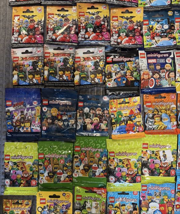 Мініфігурки Лего різних серій !!!