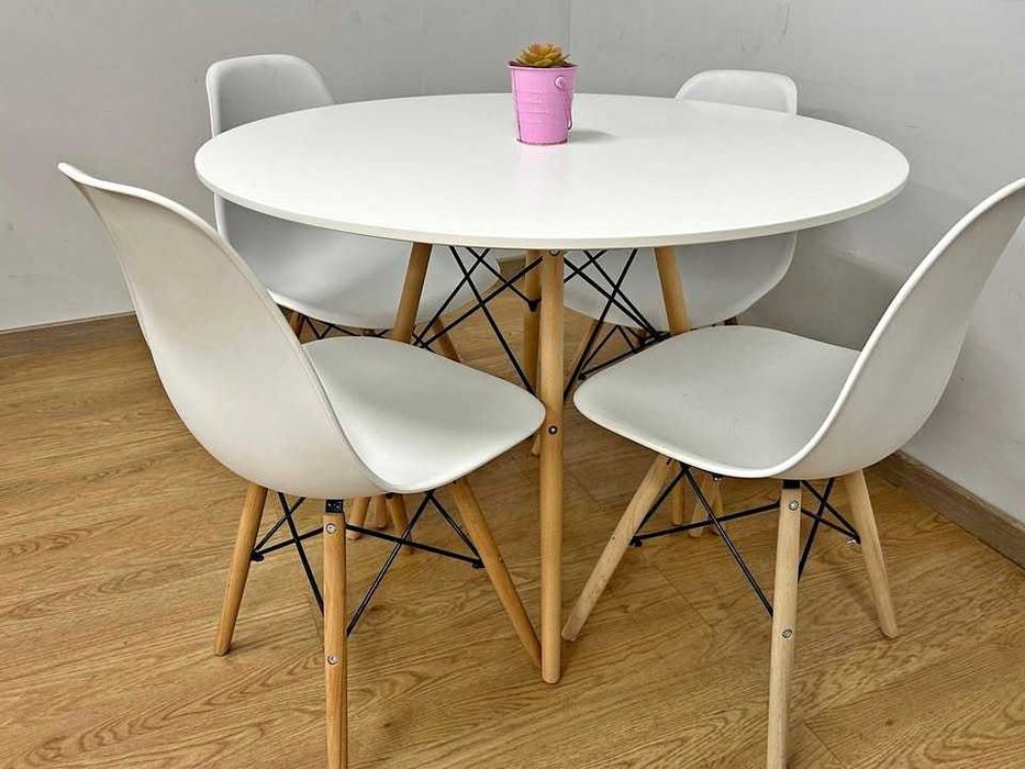 MESA REDONDA + 4 CADEIRAS envio gratis paga na entrega