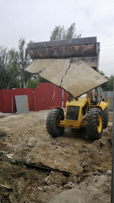 Демонтаж-ные работы ветхих построек, домов Бетонные работы фундамент ...
