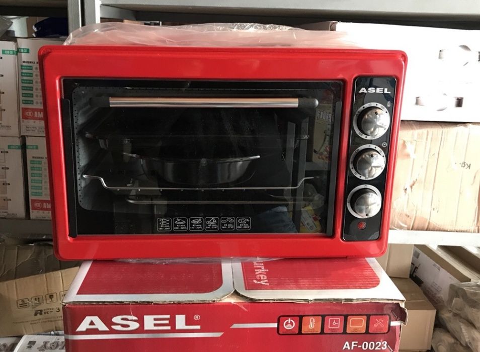 Духовка электрическая,электропечь Asel 33л AF-33-23 (Турция)все виды !