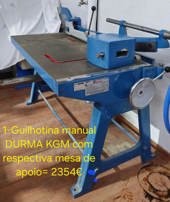 Máquinas para cortar/moldar/dobrar diferentes tipos de chapas.