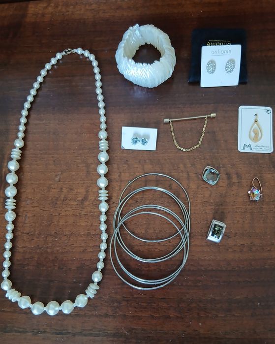Бусы агат, яшма, бижутерия 70-90 гг СССР, ЧССР, Франция