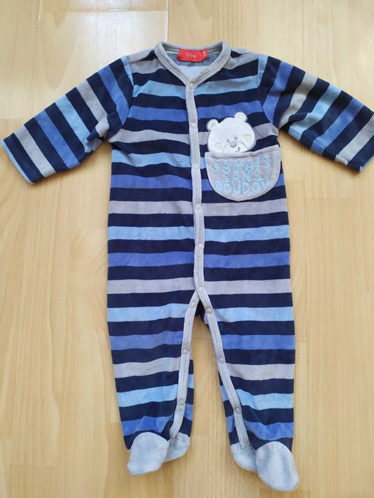 Боди, человечек велюровый на 6 мес