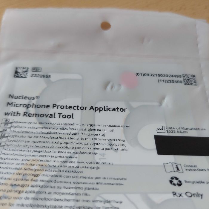 Nowe osłony na mikrofon Nucleus 6