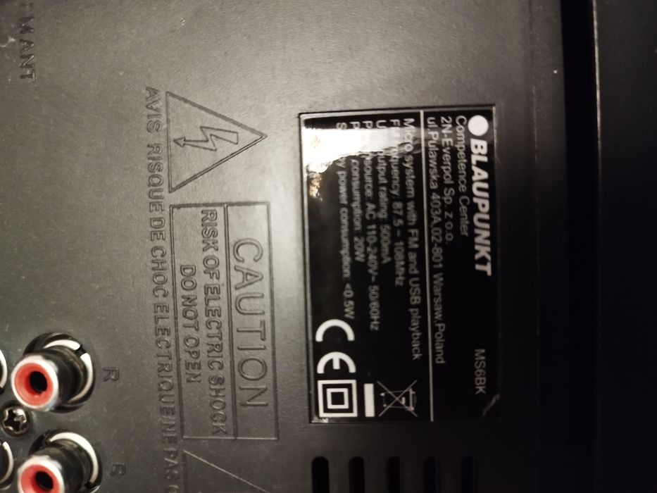 Mini wieża Blaupunkt FM CD USB