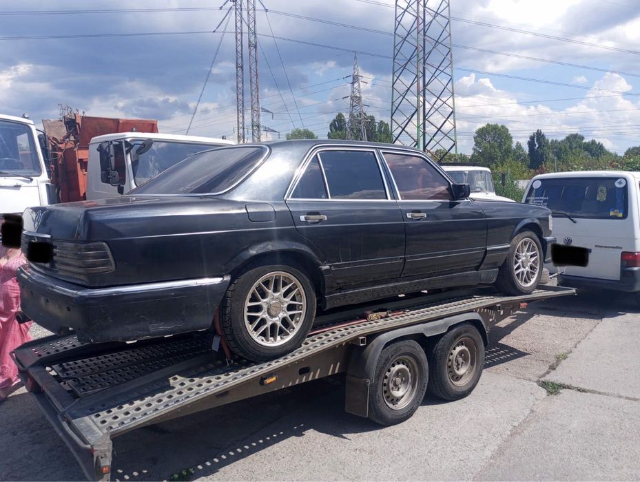 Разбираем на болты и гайки Mercedes W126 OM603 3.0 дизель