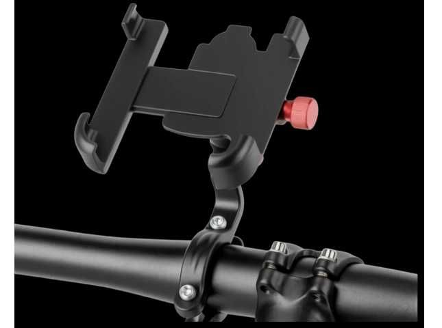 Uchwyt rowerowy dotelefonu na telefon nawigację metalowy na kierownik