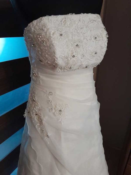 Suknia ślubna L/XL+dodatki