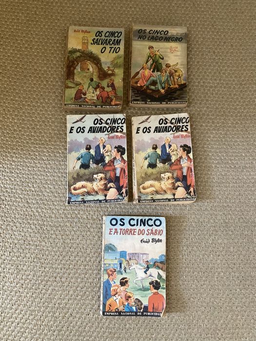 Vários livros Os Cinco - Enid Blyton.