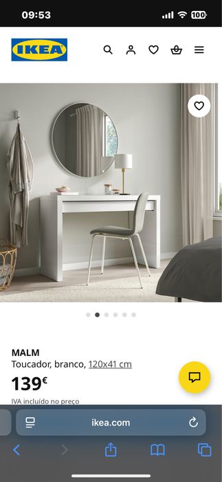 Toucador branco ikea