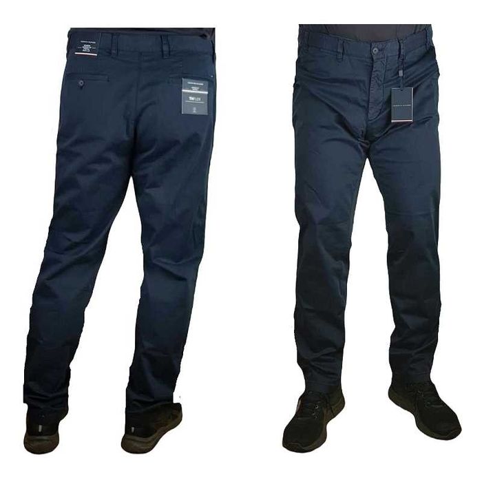 Nowe męskie spodnie Tommy Hilfiger Madison -Comfort granatowe nowe -W40/L34