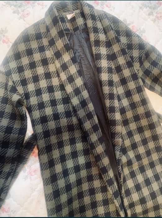 Пальто-халат в клетку Италия С-М-Л.