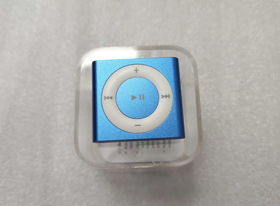 Apple IPod Shuffle 4gen 2GB A1373 Niebieski Mp3 Zestaw IDEAŁ