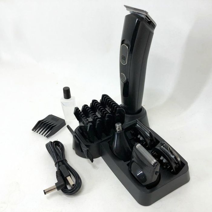 Машинка для стрижки, тример,  VGR V-175, 8в1  + підставка