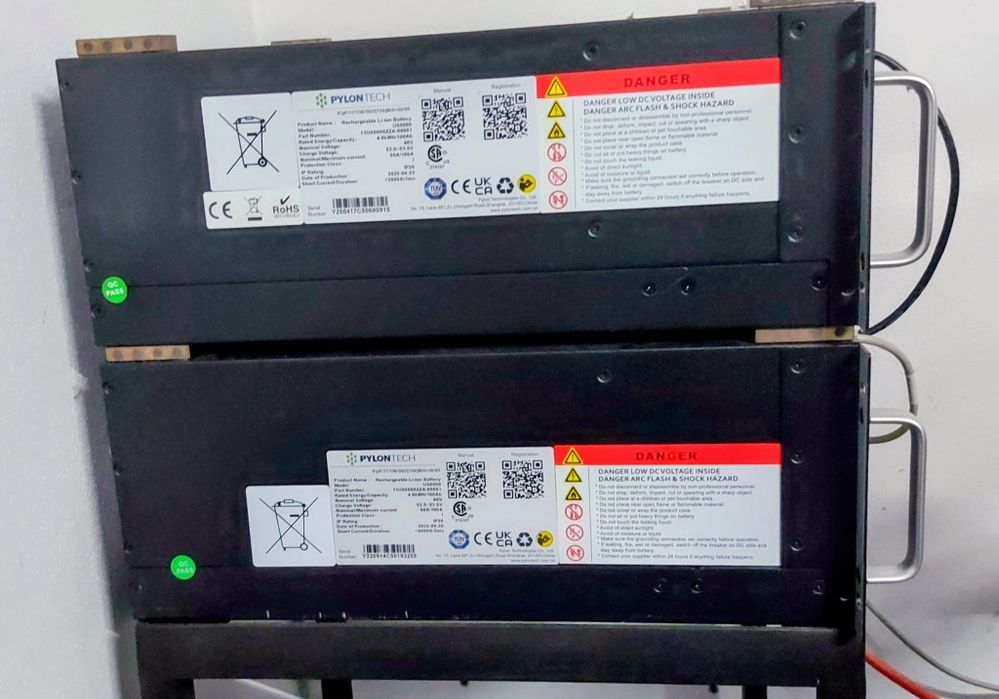 Baterias Pylontech US5000