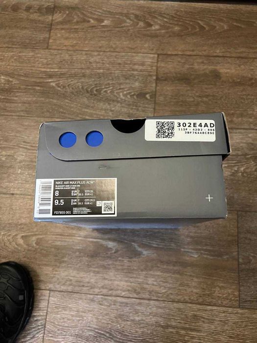 Nike Air Max Plus A-COLD-WALL Black