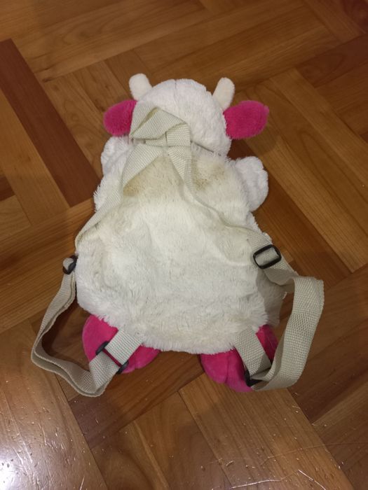 Plecak pluszowy krowa