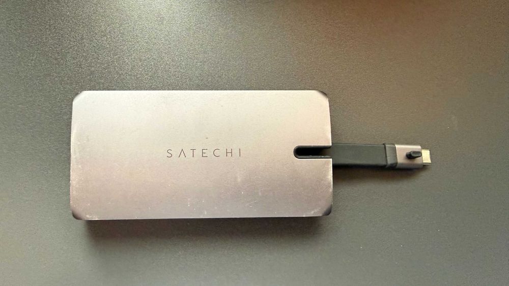 Hub USB-C Satechi On-the-Go — HDMI 4K, VGA e Ethernet