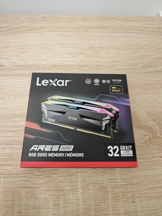 Lexar Ares RGB DDR5 32 GB (2×16 GB), 7200MHz, CL34