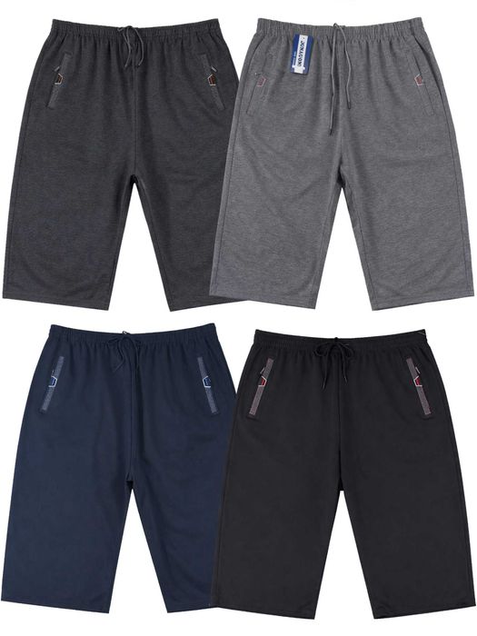 Подовжені шорти бриджі чоловічі трикотажні 58,60,62,64,66,68