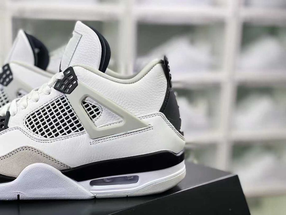 Buty koszykarskie AJ4 "biało-szare" buty męskie 36-44